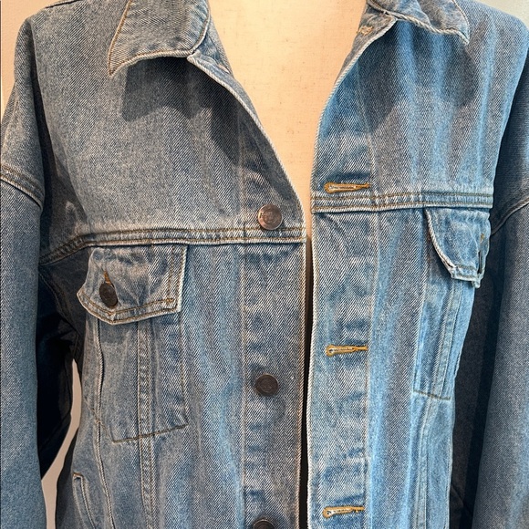 Rare Vintage 80’s Denim Jacket Hard Rock Cafe Jean Jacket Seoul Korea - Picture 2 of 14
